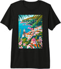 Italy Amalfi Coast Minimalist Premium Tri-blend - Adult & Kids T-Shirts, Sweatshirts & Hoodies apparel design preview 1