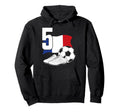 5 Soccer Birthday Gift Soccer Fan Hoodie - Fun Novelty Design for Adults - T-Shirt, Sweatshirt, Hoodie