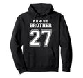 Number 27 Custom Proud Soccer Futbol Hoodie - Custom Art Print Men Women - T-Shirt, Sweatshirt, Hoodie