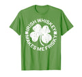 Irish Whiskey Makes Me Frisky Funny St T-Shirt - Fun Novelty Design Unisex - T-Shirt, Sweatshirt, Hoodie