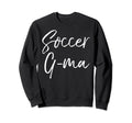 Soccer G Ma Soccer Grandma Granny Sweatshirt - Graphic Print for Adults - T-Shirt, Sweatshirt, Hoodie