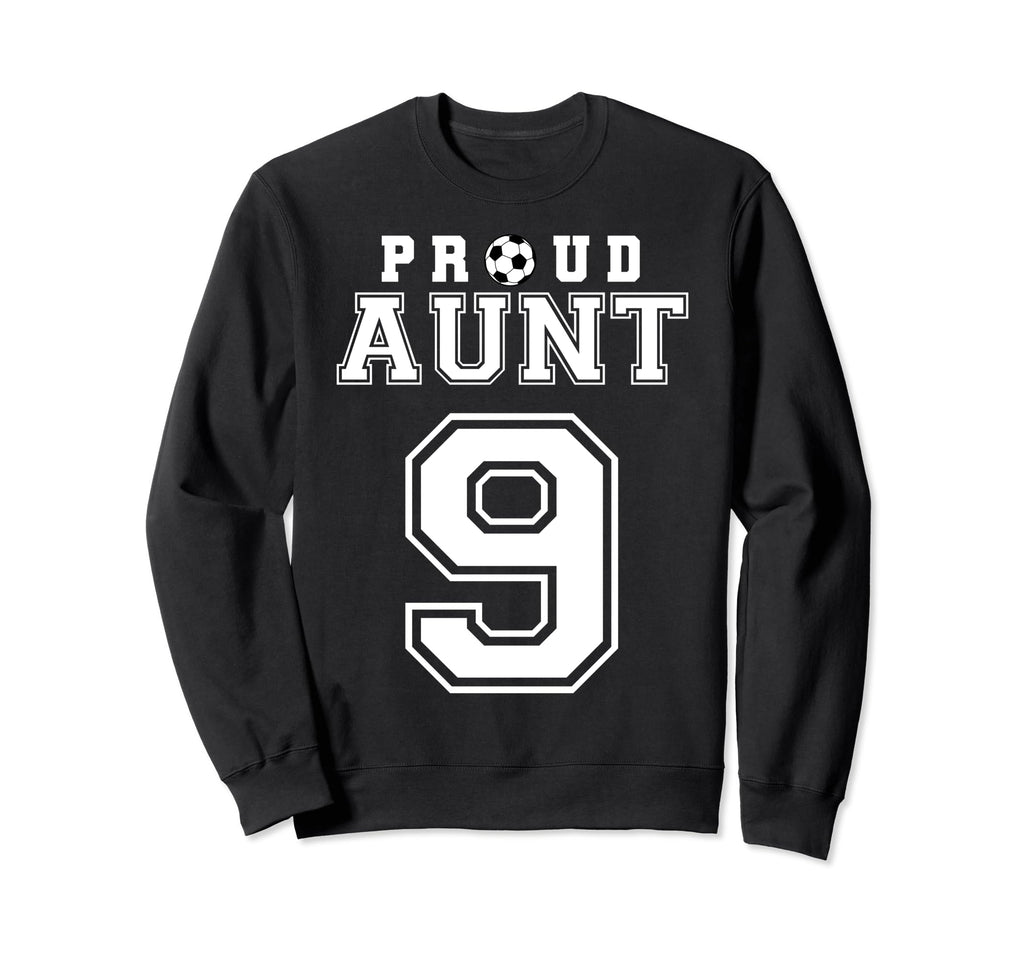 Number 9 Custom Proud Soccer Sweatshirt - Aesthetic Graphic for Adults - T-Shirt, Sweatshirt, Hoodie