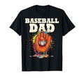 Baseball Dad Ice Cream Drip Baseball T-Shirt - Minimalist Print Men Women - T-Shirt, Sweatshirt, Hoodie