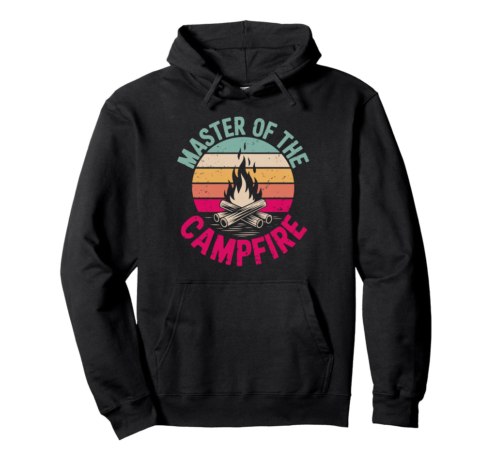 Master Campfire Dad Camping Gifts Hoodie - Casual Everyday Wear Unisex - T-Shirt, Sweatshirt, Hoodie