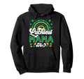 Luckiest Mama Ever Shamrocks Lucky St Hoodie - Streetwear Style for Adults - T-Shirt, Sweatshirt, Hoodie