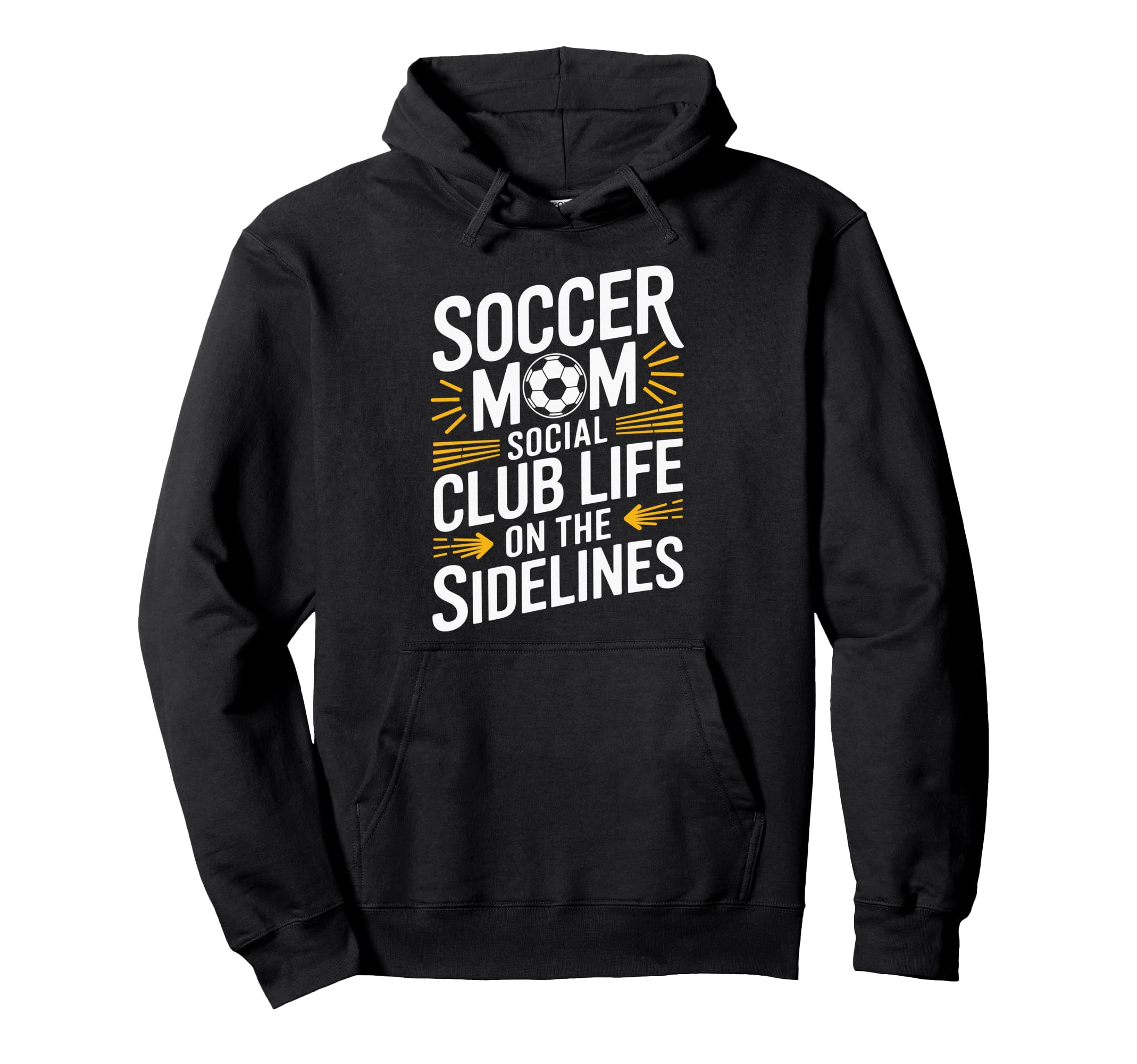 Soccer Mom Social Club Life Goalkeeper Hoodie - Trendy Graphic Men Women - T-Shirt, Sweatshirt, Hoodie