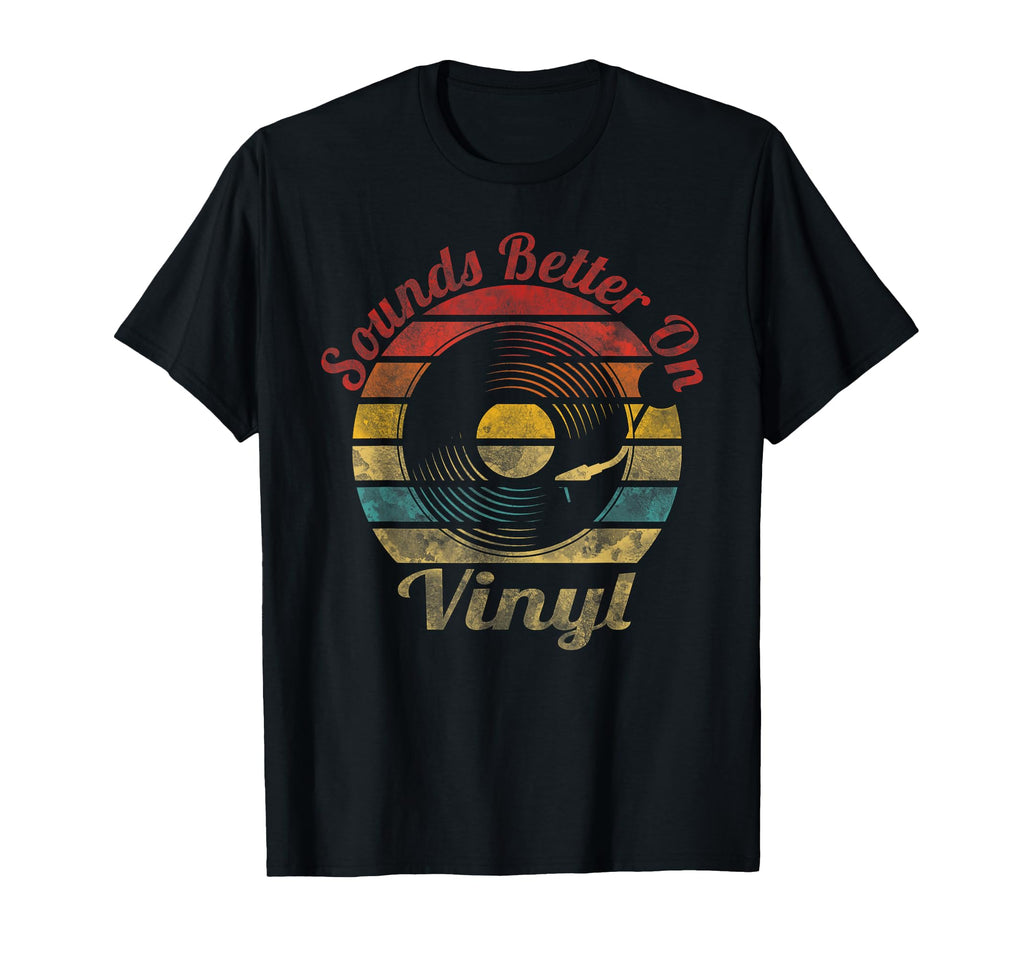Vinyl Record Player True Records T-Shirt - Trendy Graphic for Adults - T-Shirt, Sweatshirt, Hoodie