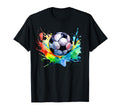 Football Watercolor Soccer Ball T-Shirt - Aesthetic Graphic for Adults - T-Shirt, Sweatshirt, Hoodie