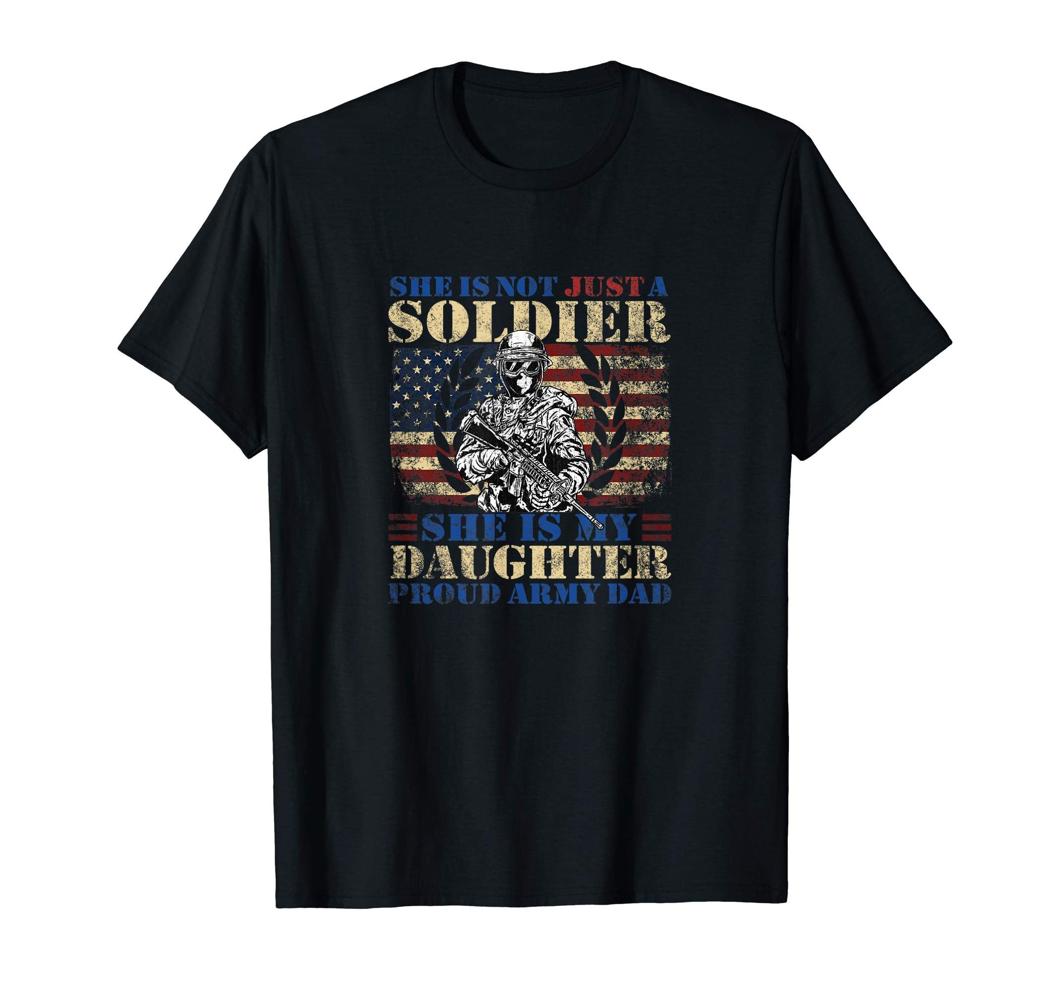 She Is Not Just Soldier She Is T-Shirt - Casual Everyday Wear for Adults - T-Shirt, Sweatshirt, Hoodie