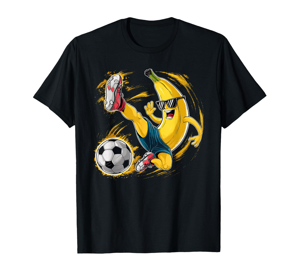 Sport Banana Football Player Fruit T-Shirt - Streetwear Style Unisex - T-Shirt, Sweatshirt, Hoodie