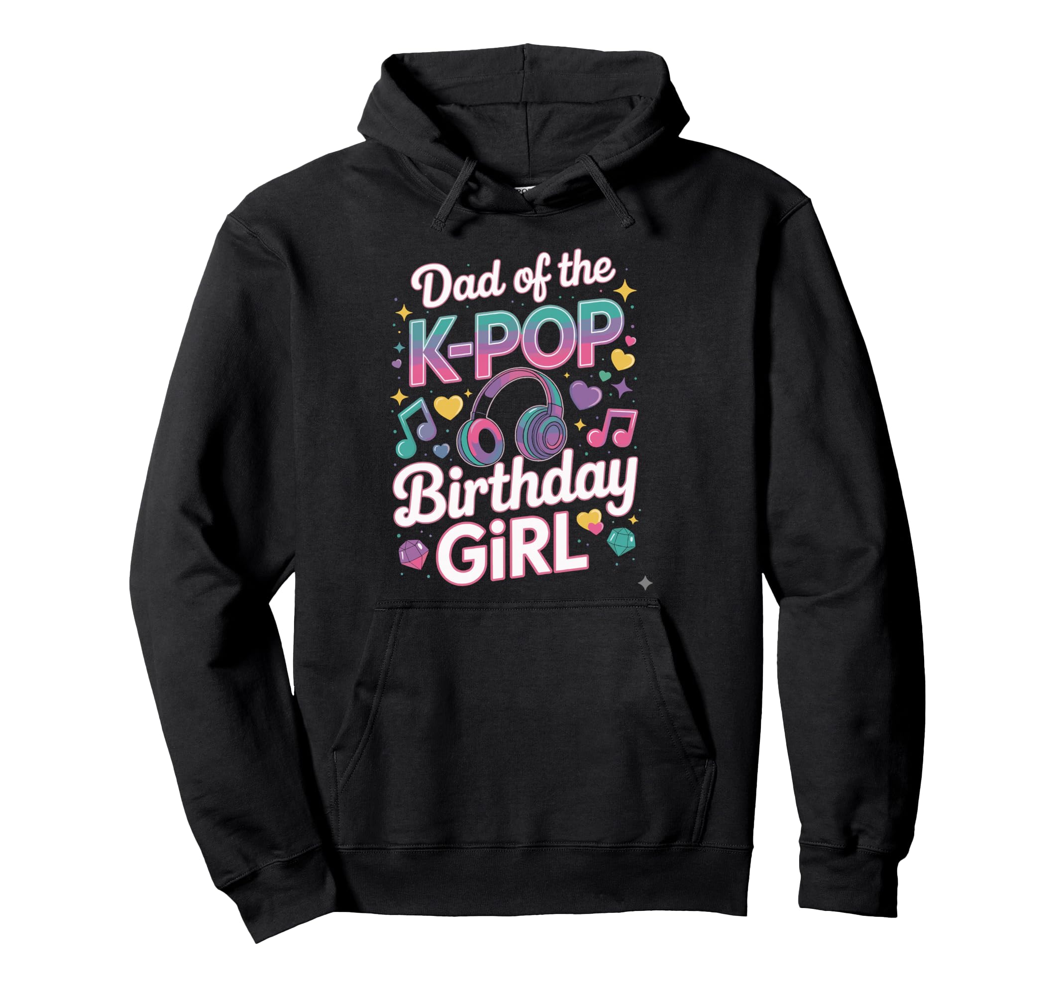 Kpop Costume K Pop Dad Birthday Kpop Hoodie - Custom Art Print for Adults - T-Shirt, Sweatshirt, Hoodie