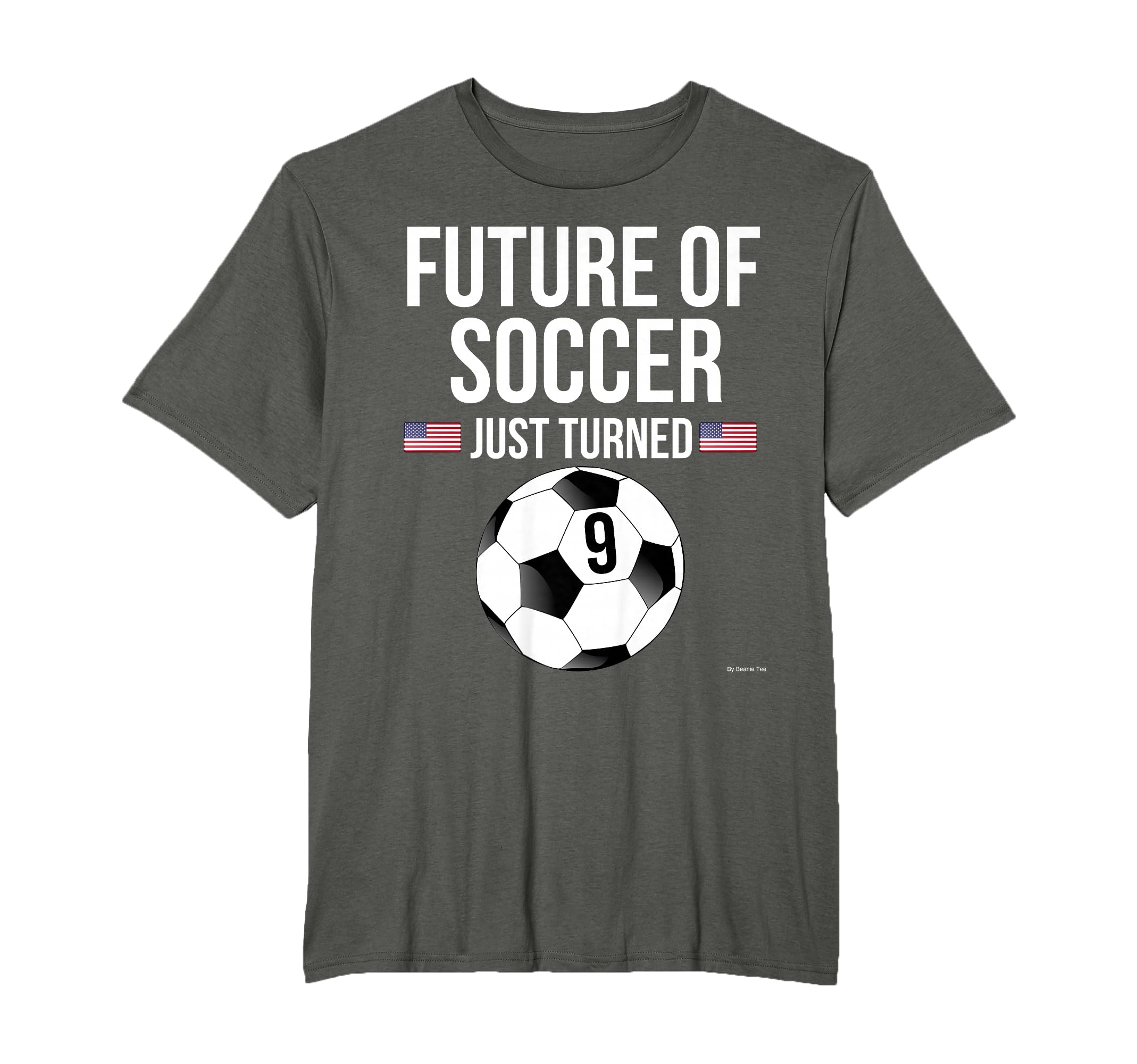 9Th Birthday Soccer 9 Year Old T-Shirt - Minimalist Print Men Women - T-Shirt, Sweatshirt, Hoodie
