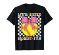 Little Sister Biggest Fan Softball T-Shirt - Minimalist Print for Adults - T-Shirt, Sweatshirt, Hoodie
