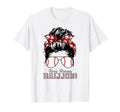 Busy Raising Ballers Messy Bun Funny T-Shirt - Novelty Apparel for Adults - T-Shirt, Sweatshirt, Hoodie