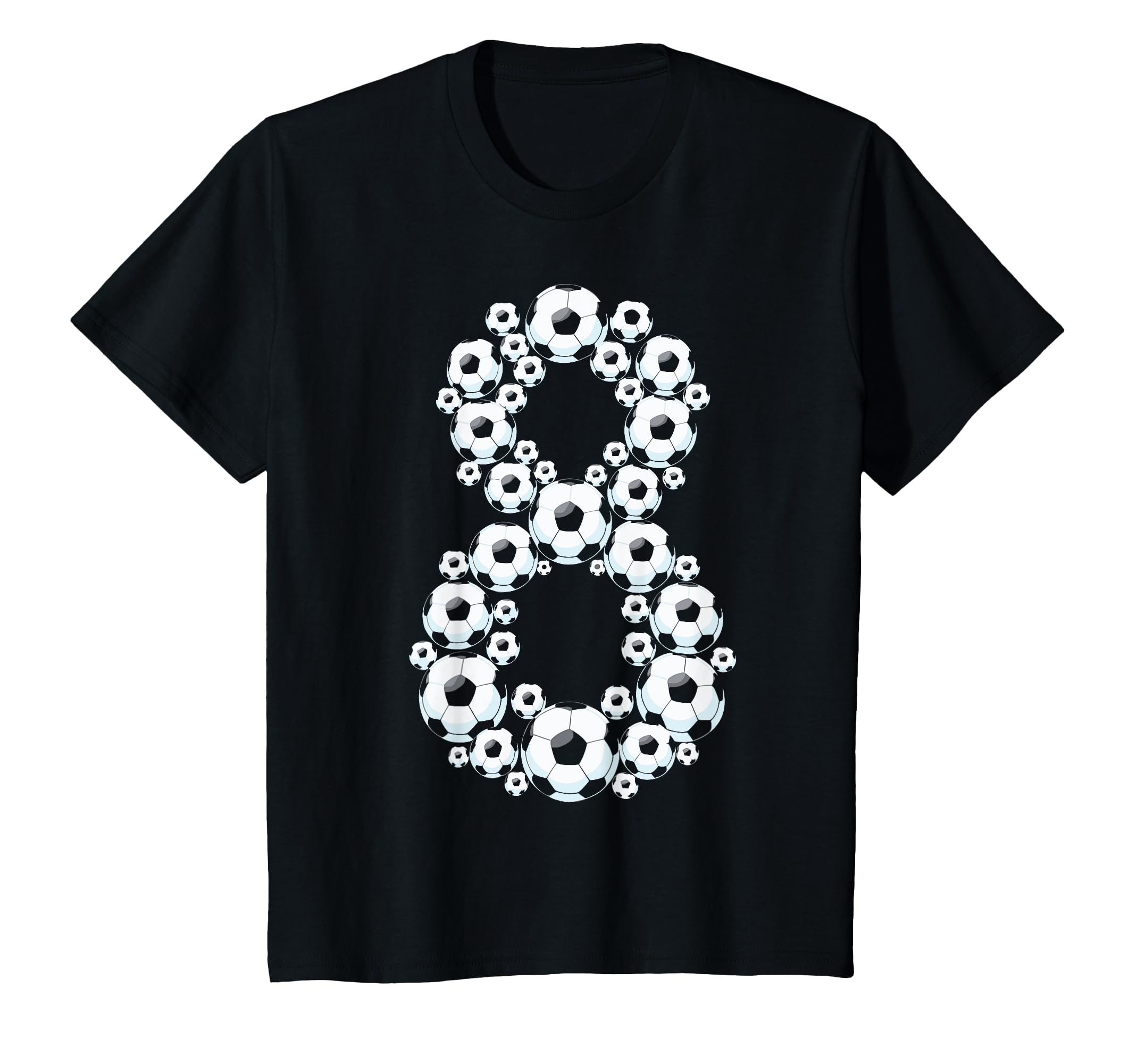 8 Year Old Soccer Birthday Funny 8Th T-Shirt - Streetwear Style Men Women - T-Shirt, Sweatshirt, Hoodie