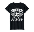 Soccer Sister Leopard Hearts Ball T-Shirt - Custom Art Print for Adults - T-Shirt, Sweatshirt, Hoodie