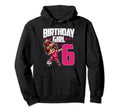 6Th Birthday Soccer Dabbing 6 Years Old Hoodie - Custom Art Print Unisex - T-Shirt, Sweatshirt, Hoodie