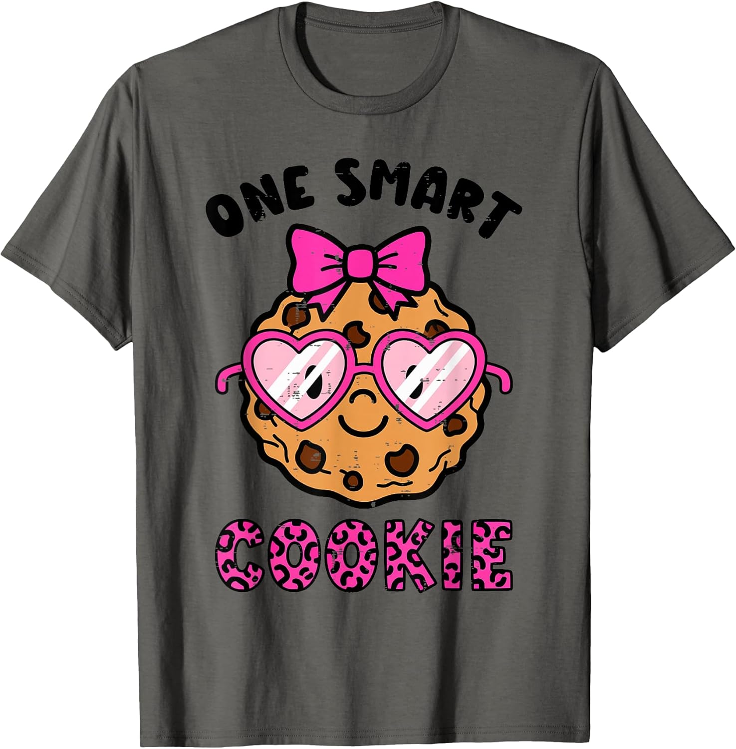 One Smart Cookies Funny School Cute Kawaii Kids Girls - Adult & Kids T-Shirts, Sweatshirts & Hoodies apparel design preview 1