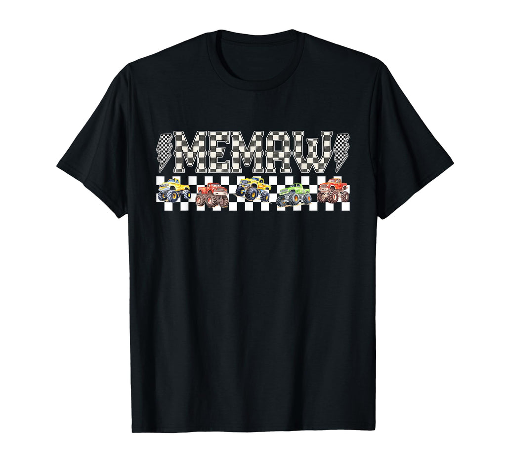 Memaw Monster Truck Family Crew T-Shirt - Novelty Apparel for Adults - T-Shirt, Sweatshirt, Hoodie