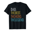 Dad Best Hero Legend Funny Father Day T-Shirt - Aesthetic Graphic Unisex - T-Shirt, Sweatshirt, Hoodie