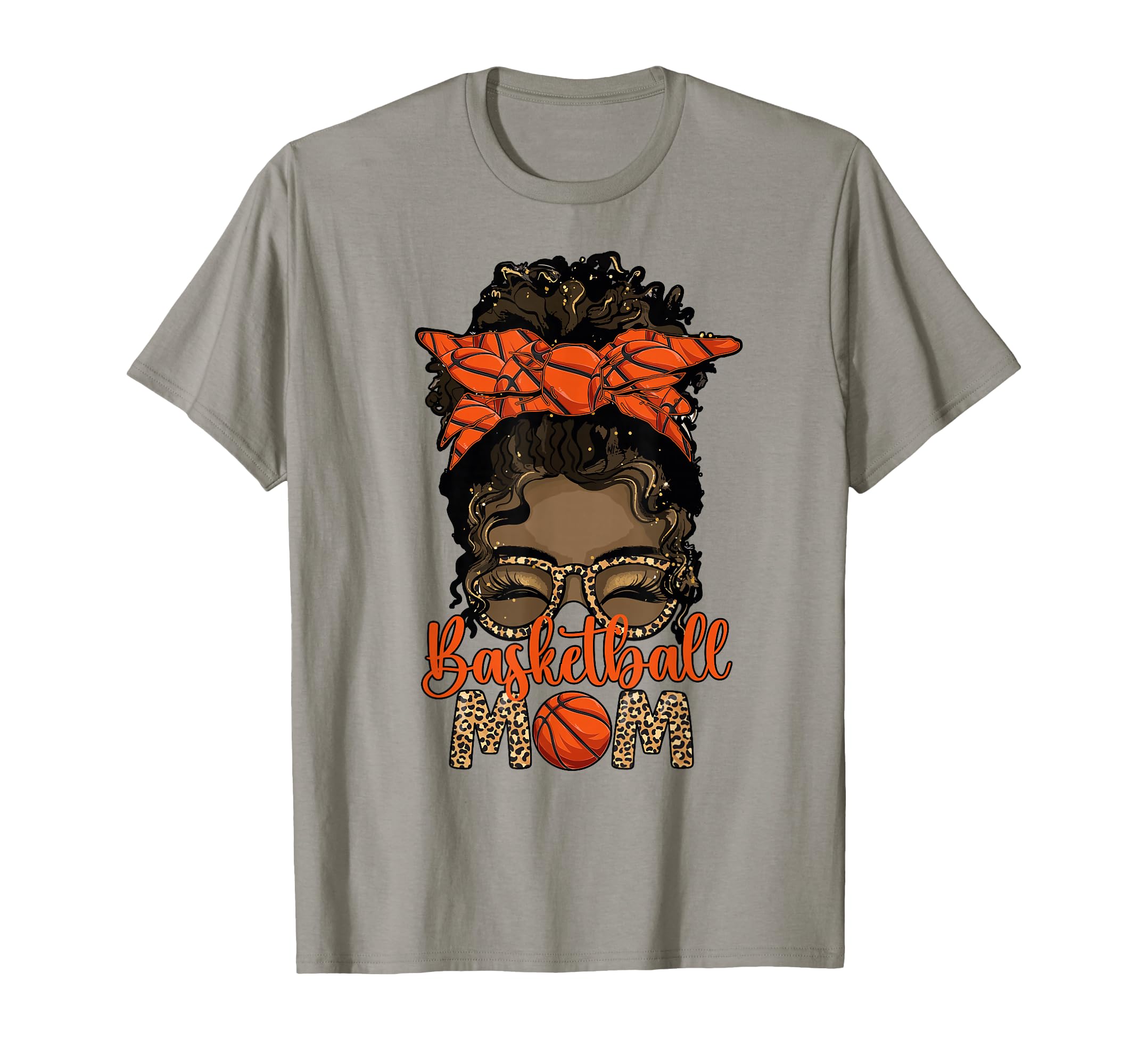 Black Basketball Mom Melanin Mother T-Shirt - Graphic Print Men Women - T-Shirt, Sweatshirt, Hoodie