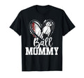 Ball Mom Heart Baseball Soccer Sweatshirt - Aesthetic Graphic for Adults - T-Shirt, Sweatshirt, Hoodie
