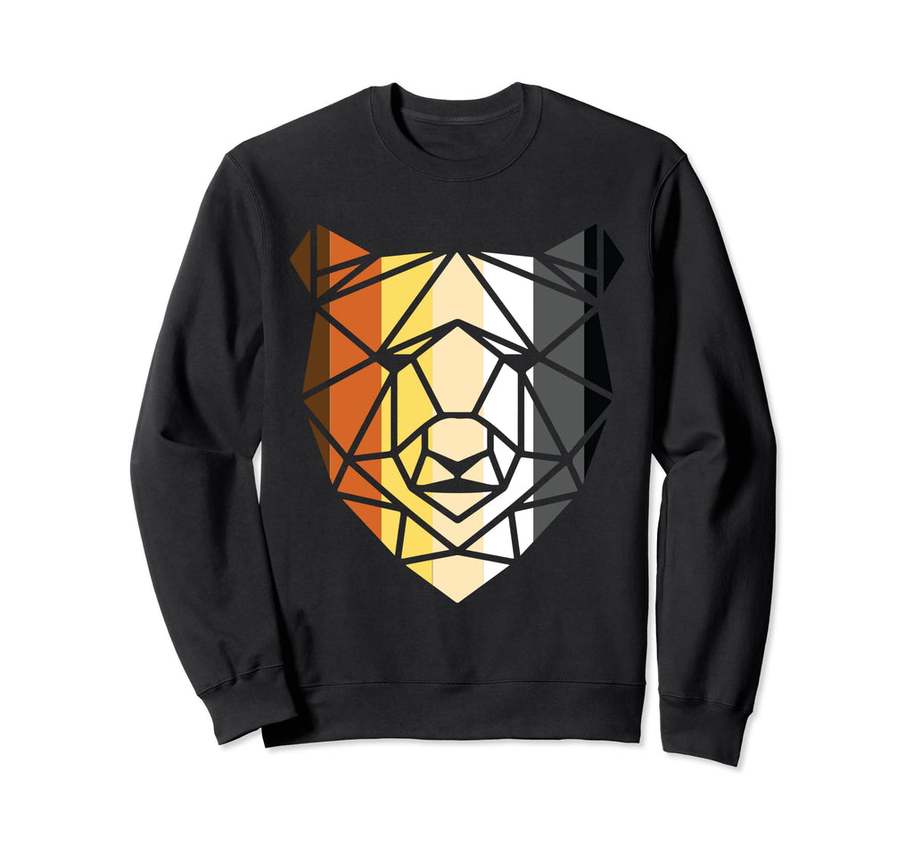 Lgbt Papa Mens Gay Pride Month Geometric Sweatshirt - Graphic Print Unisex - T-Shirt, Sweatshirt, Hoodie