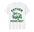 Father Mows Best Lawn Care Dad Mowing T-Shirt - Graphic Print for Adults - T-Shirt, Sweatshirt, Hoodie