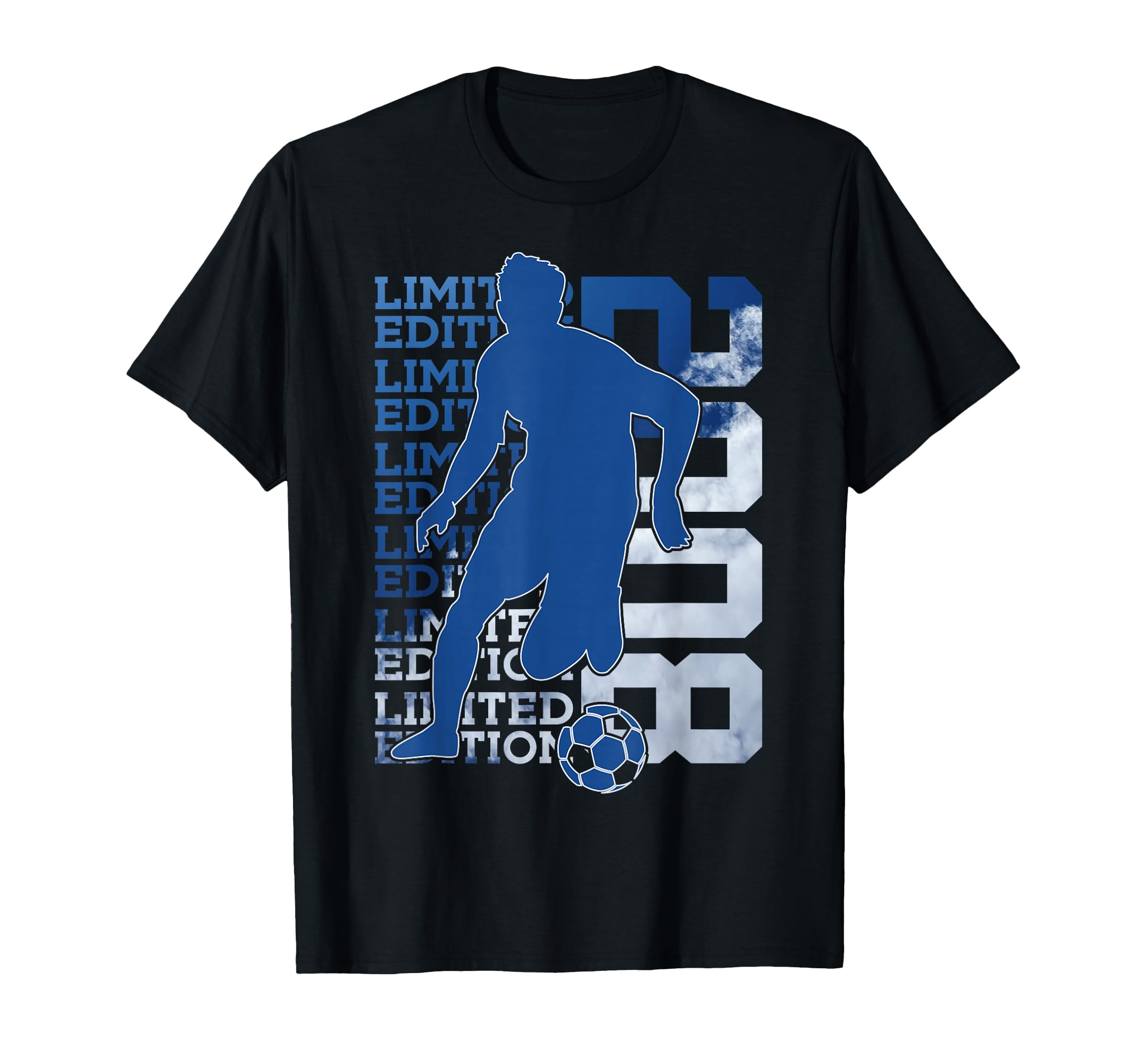 2008 18 Years Soccer 18Th Birthday T-Shirt - Custom Art Print Men Women - T-Shirt, Sweatshirt, Hoodie