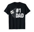 1 Dad Soccer Dad Soccer Player Dad T-Shirt - Fun Novelty Design Men Women - T-Shirt, Sweatshirt, Hoodie