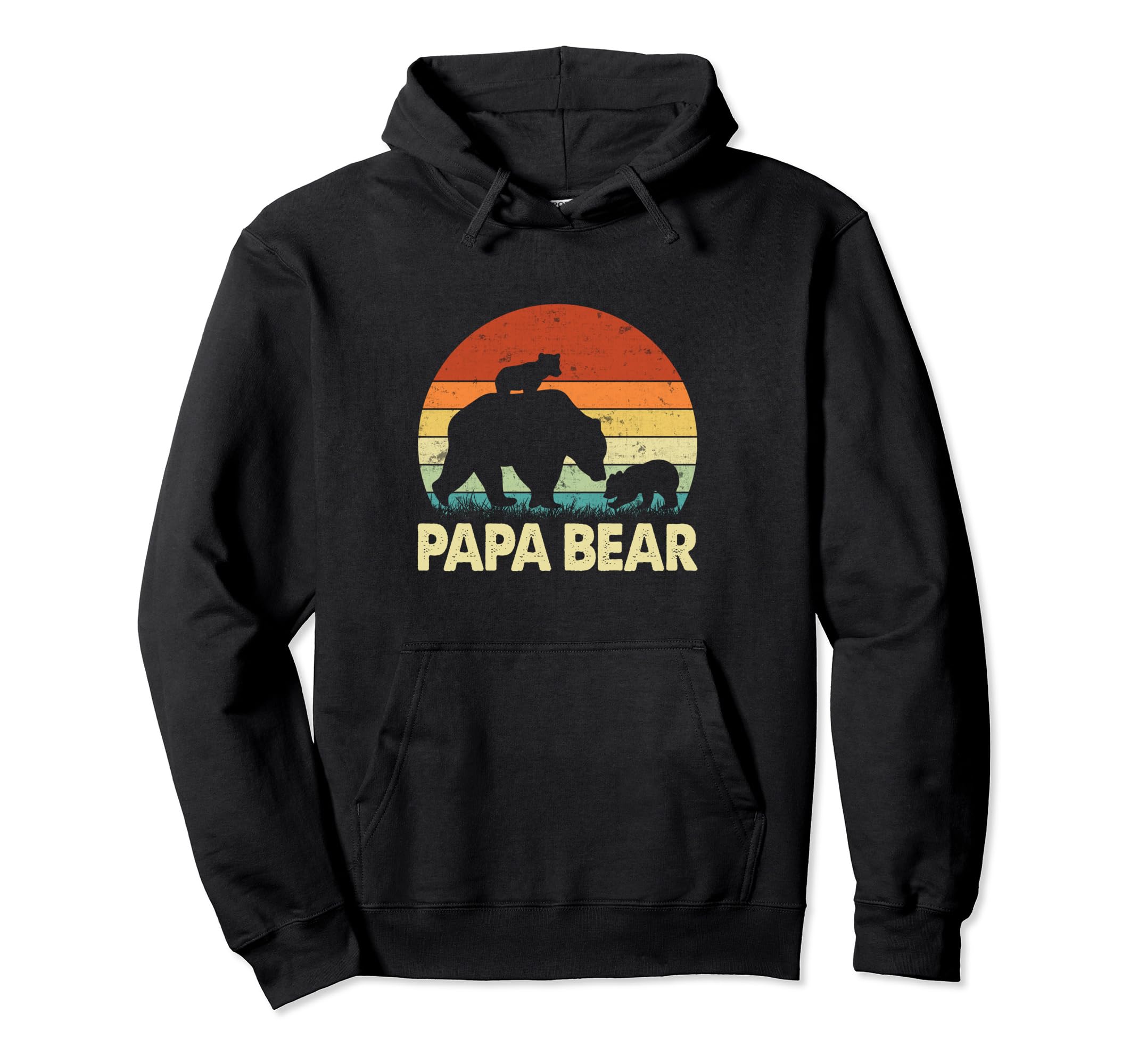 Papa Bear Lover Happy Fathers Day Hoodie - Fun Novelty Design Unisex - T-Shirt, Sweatshirt, Hoodie