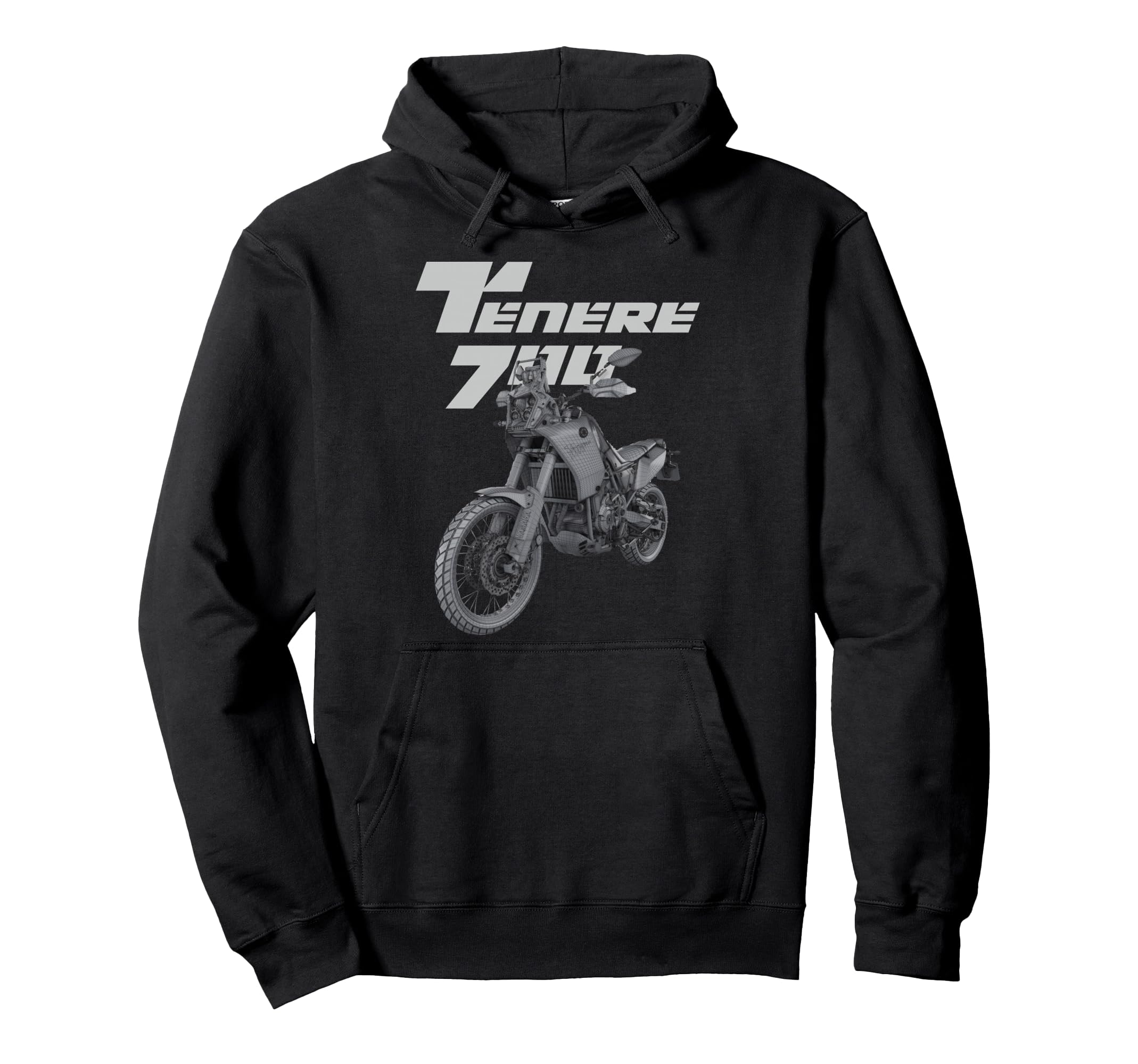 Tenere T7 Adventure Bike Motorcycle Hoodie - Custom Art Print Men Women - T-Shirt, Sweatshirt, Hoodie