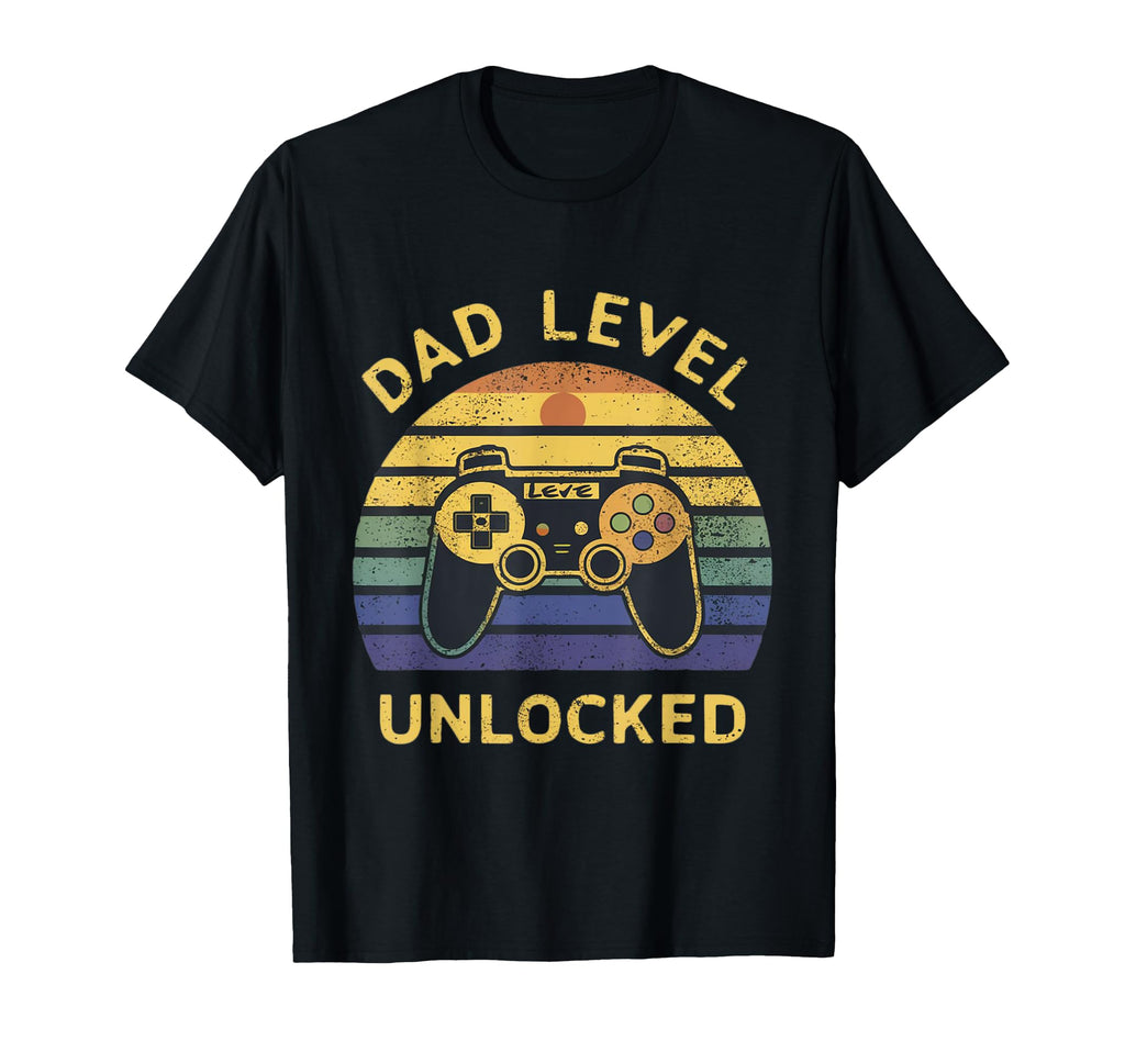 Dad Level Unlocked Funny New Dad Gifts T-Shirt - Trendy Graphic for Adults - T-Shirt, Sweatshirt, Hoodie