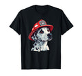 Dalmatian Firehouse Dog Firefighter T-Shirt - Streetwear Style Men Women - T-Shirt, Sweatshirt, Hoodie