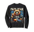 Papa Bear Funny Bears Animal Sweatshirt - Casual Everyday Wear Unisex - T-Shirt, Sweatshirt, Hoodie