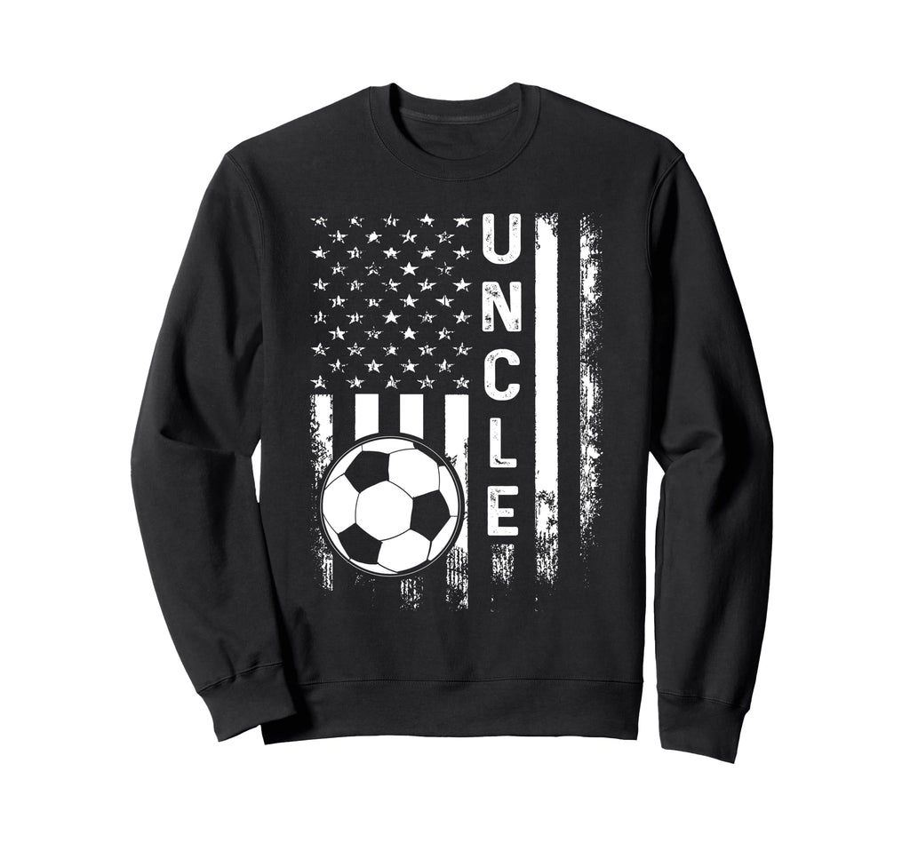 Soccer Uncle America Flag Sweatshirt - Fun Novelty Design for Adults - T-Shirt, Sweatshirt, Hoodie