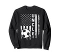 Soccer Uncle America Flag Sweatshirt - Fun Novelty Design for Adults - T-Shirt, Sweatshirt, Hoodie