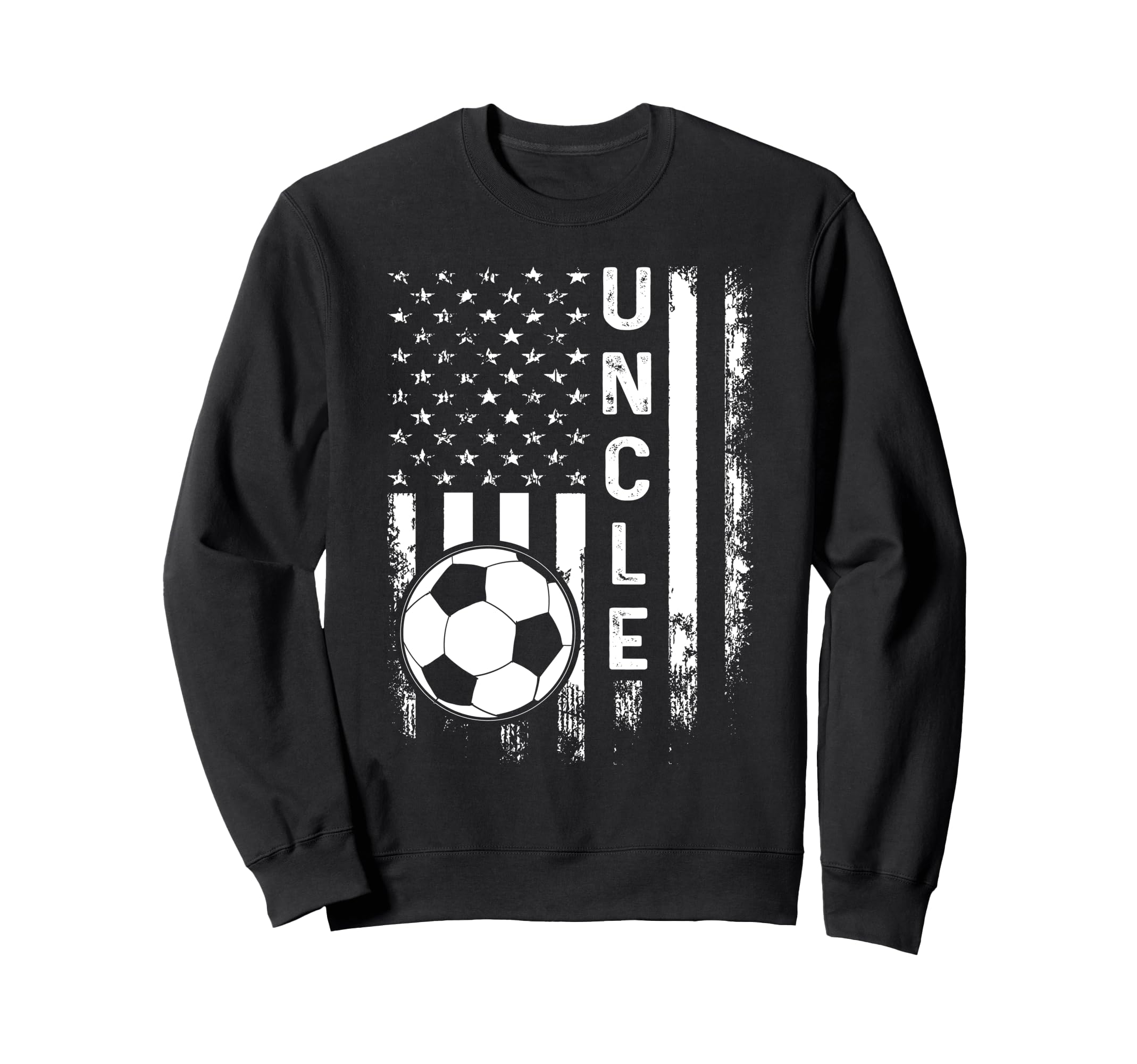 Soccer Uncle America Flag Sweatshirt - Fun Novelty Design for Adults - T-Shirt, Sweatshirt, Hoodie