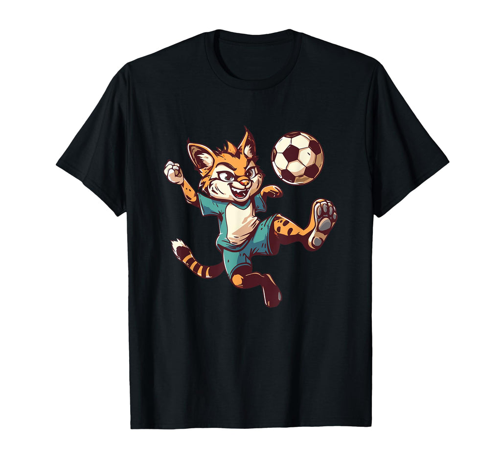 Angry Tiger Wild Cats Soccer T-Shirt - Casual Everyday Wear for Adults - T-Shirt, Sweatshirt, Hoodie