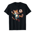 Angry Tiger Wild Cats Soccer T-Shirt - Casual Everyday Wear for Adults - T-Shirt, Sweatshirt, Hoodie