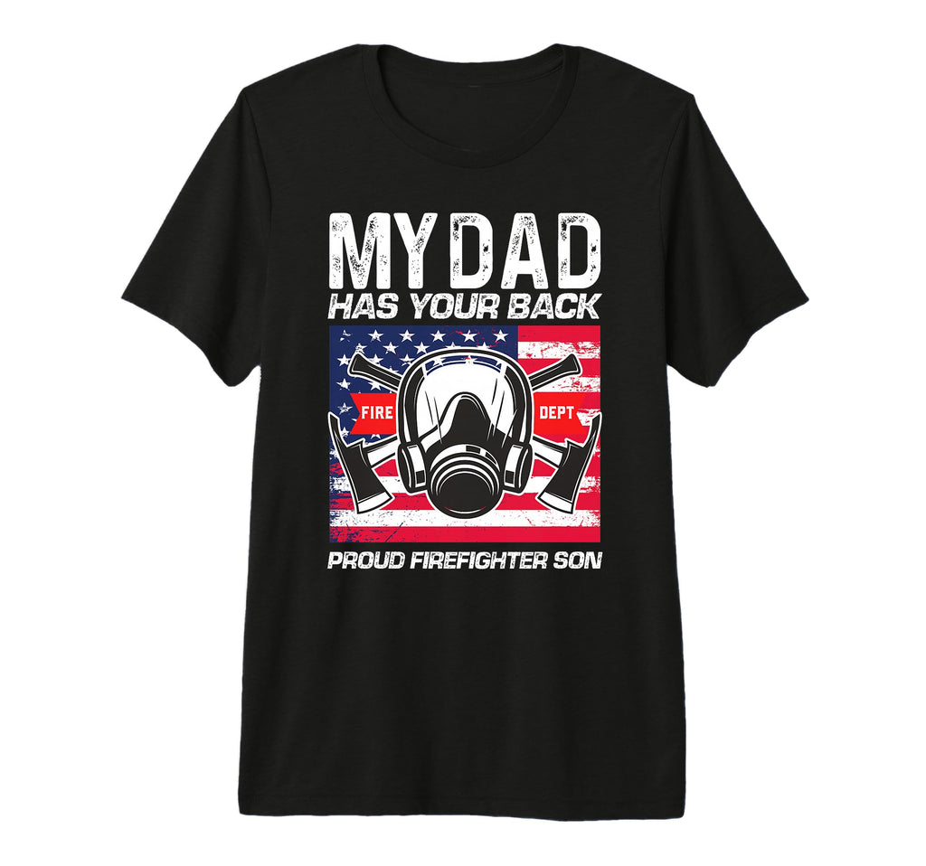 Mens My Dad Has Your Back Proud T-Shirt - Minimalist Print Men Women - T-Shirt, Sweatshirt, Hoodie