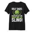 Masters Swing And Sling Golf Dad Tri T-Shirt - Minimalist Print for Adults - T-Shirt, Sweatshirt, Hoodie