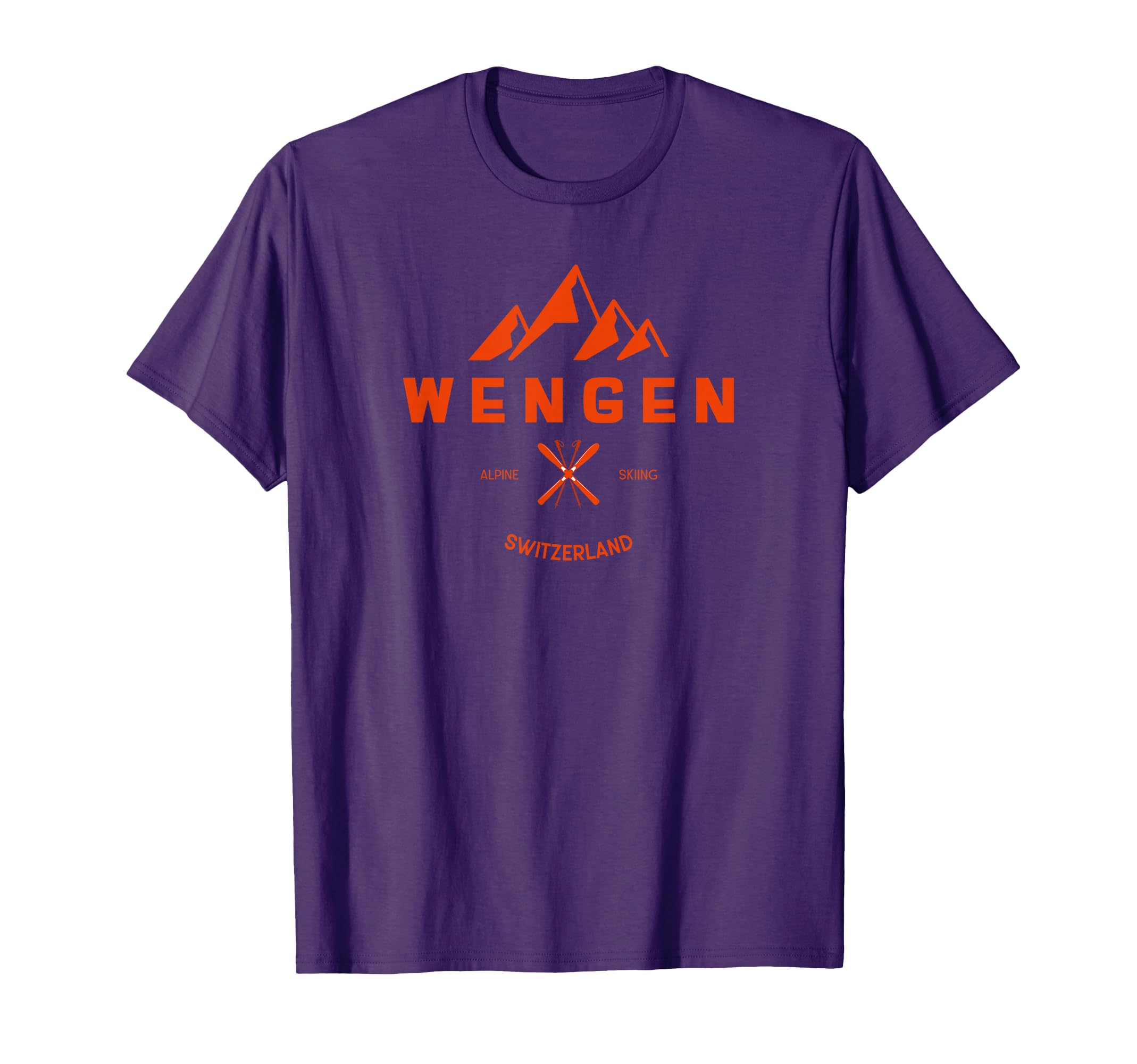 Switzerland Wengen T-Shirt - Novelty Apparel for Adults - T-Shirt, Sweatshirt, Hoodie