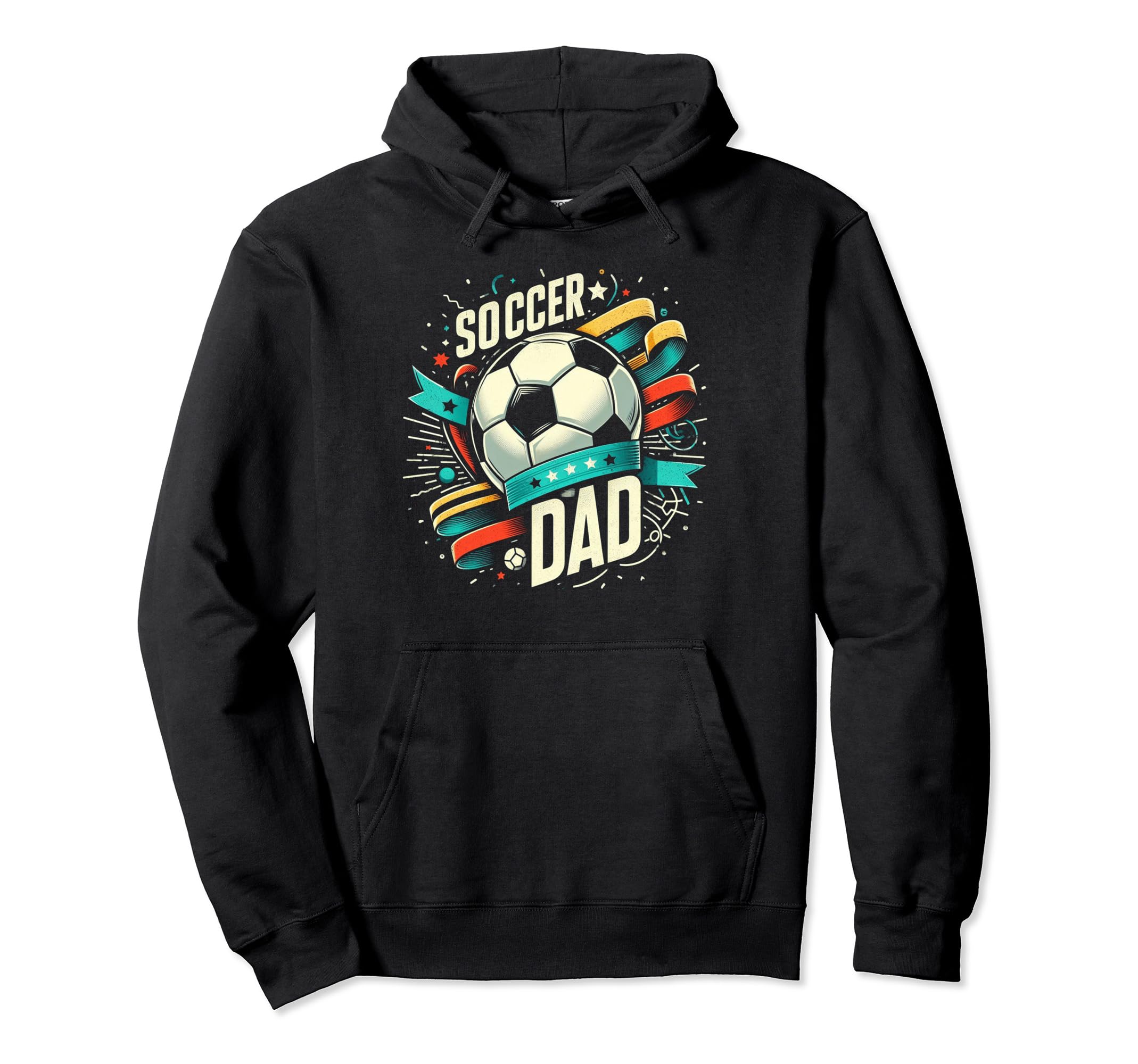Soccer Dad Family Matching Dad Hoodie - Casual Everyday Wear for Adults - T-Shirt, Sweatshirt, Hoodie
