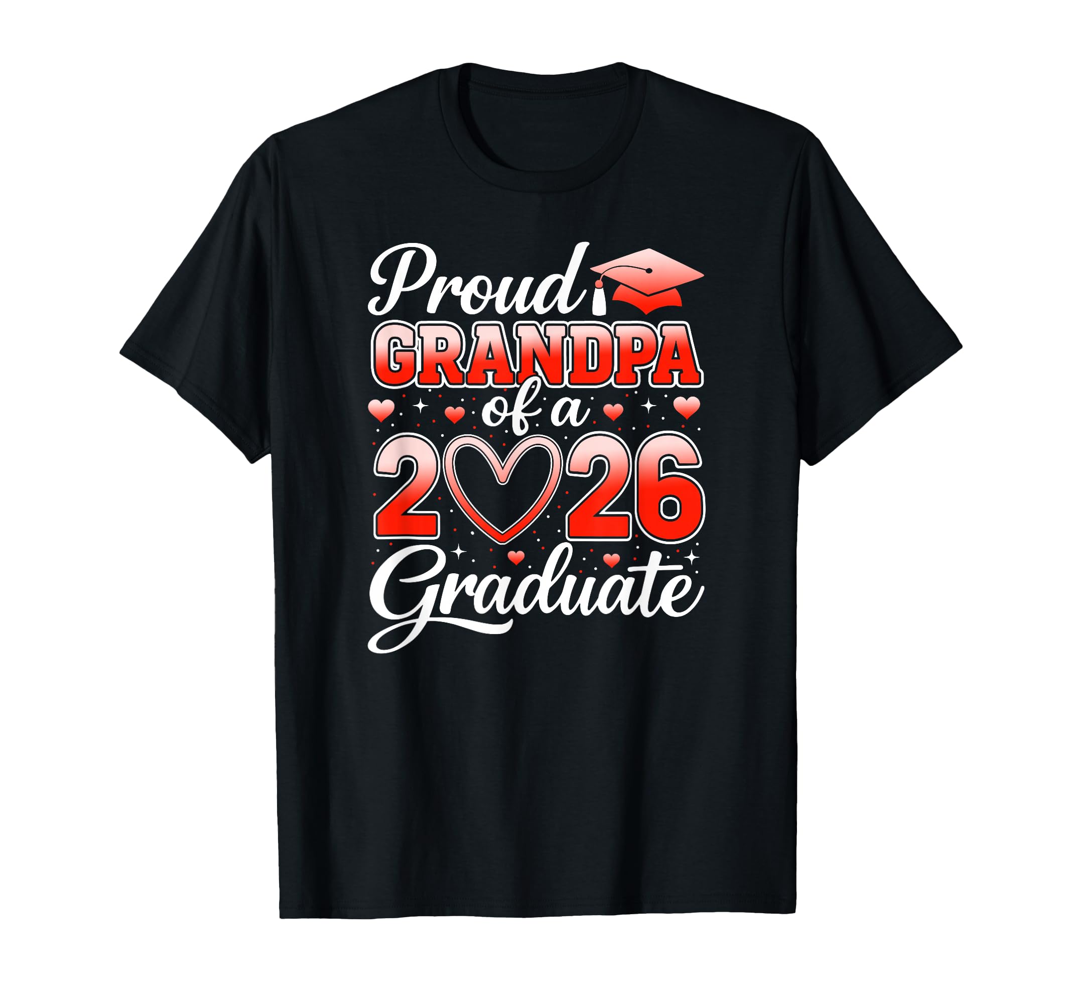 Senior 2026 Graduation Proud Grandpa T-Shirt - Unique Graphic for Adults - T-Shirt, Sweatshirt, Hoodie