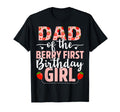 Dad Berry Sweet Strawberry First T-Shirt - Trendy Graphic for Adults - T-Shirt, Sweatshirt, Hoodie