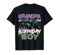 Grandpa Birthday Monster Truck T-Shirt - Casual Everyday Wear for Adults - T-Shirt, Sweatshirt, Hoodie