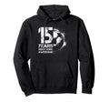 15Th Birthday Soccer Player Football 15 Hoodie - Unique Graphic Men Women - T-Shirt, Sweatshirt, Hoodie