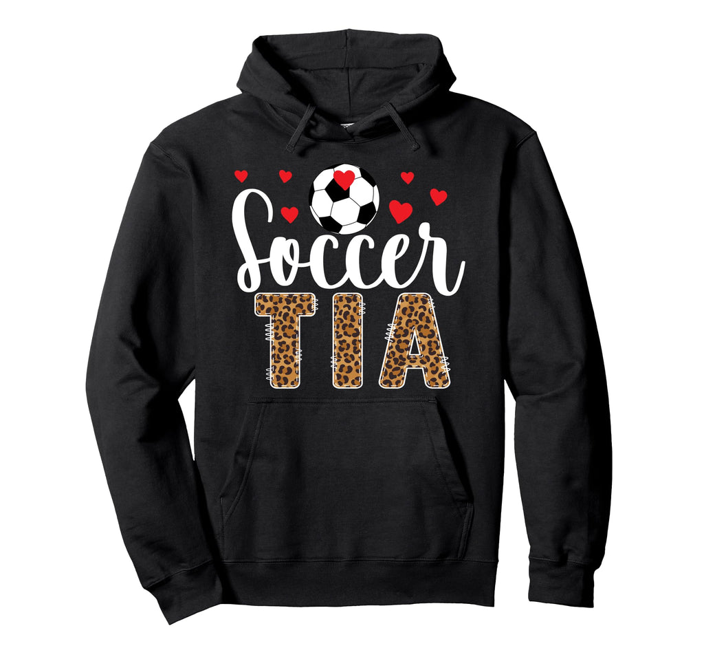 Soccer Tia Leopard Tia Soccer Player Hoodie - Custom Art Print Men Women - T-Shirt, Sweatshirt, Hoodie