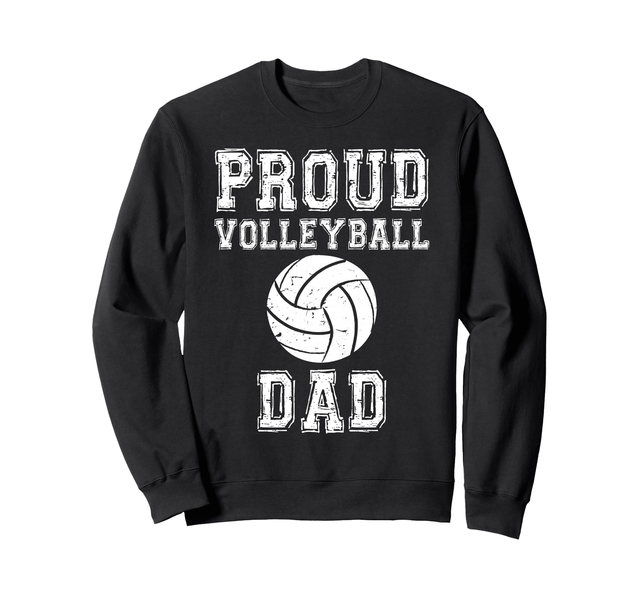 Proud Volleyball Dad Game Day Sweatshirt - Minimalist Print for Adults - T-Shirt, Sweatshirt, Hoodie